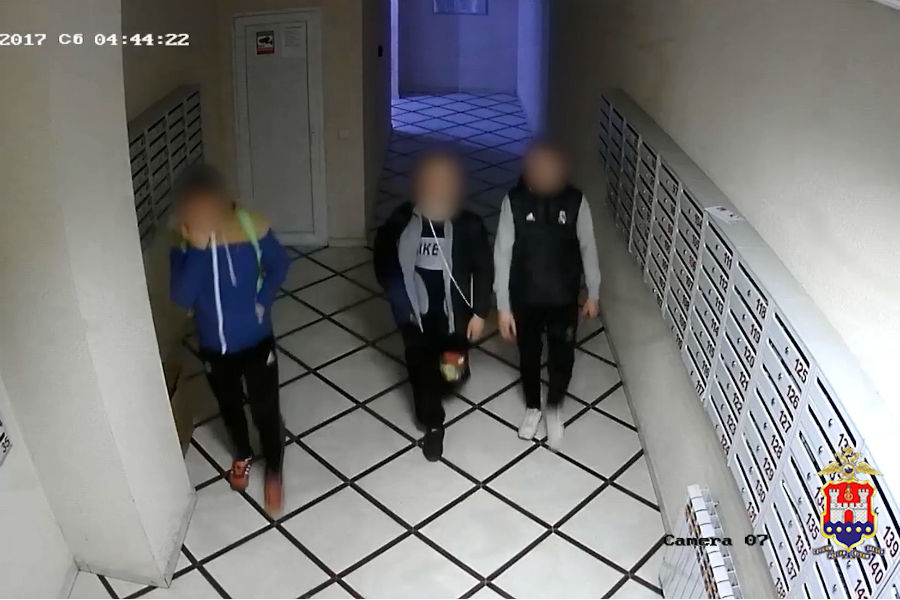 В Калининграде камеры видеонаблюдения запечатлели собственную кражу