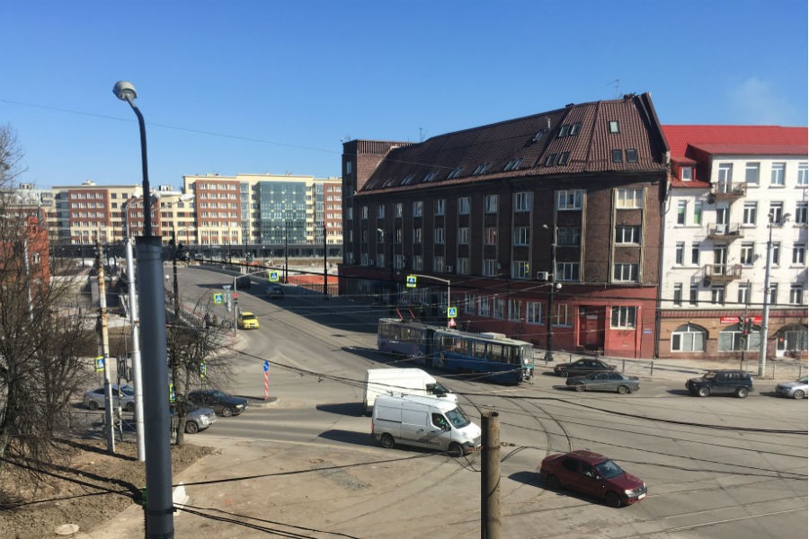 Единственный маршрут калининградского трамвая вновь пошел через Остров