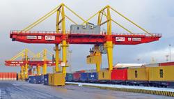 Компания «Балткран» получила заказ на поставку контейнерного крана для железнодорожного узла Кунцево-2