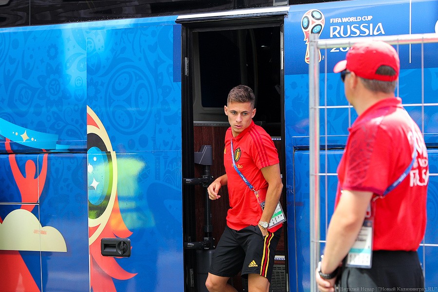 Компани, де Брёйне, Феллайни и тот самый Анри: сборная Бельгии в городе (фото)