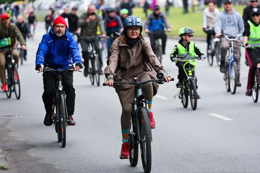 Лыжи, велики, унициклы: как прошёл велопарад в Калининграде (фото)