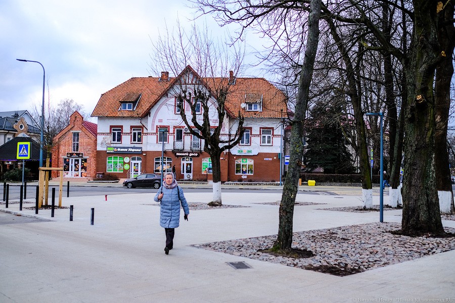 Плитка на плитке: как выглядит центр Зеленоградска во время реконструкции (фото)
