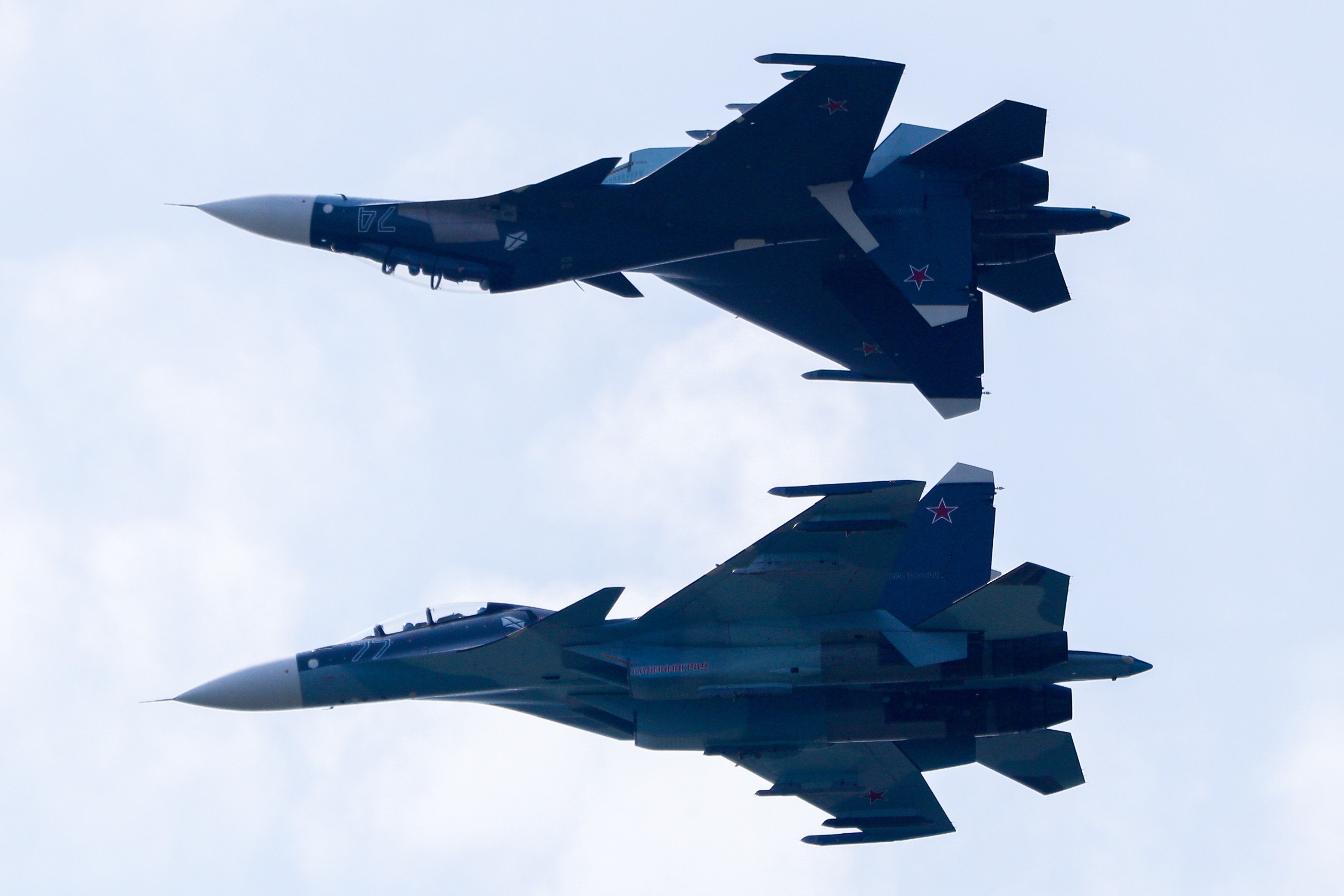 В Минобороны назвали даты репетиций воздушного парада в Калининграде