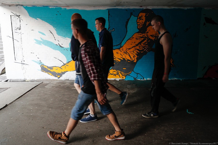 Граффити в «общественном туалете»: подземный переход украсили к ЧМ-2018