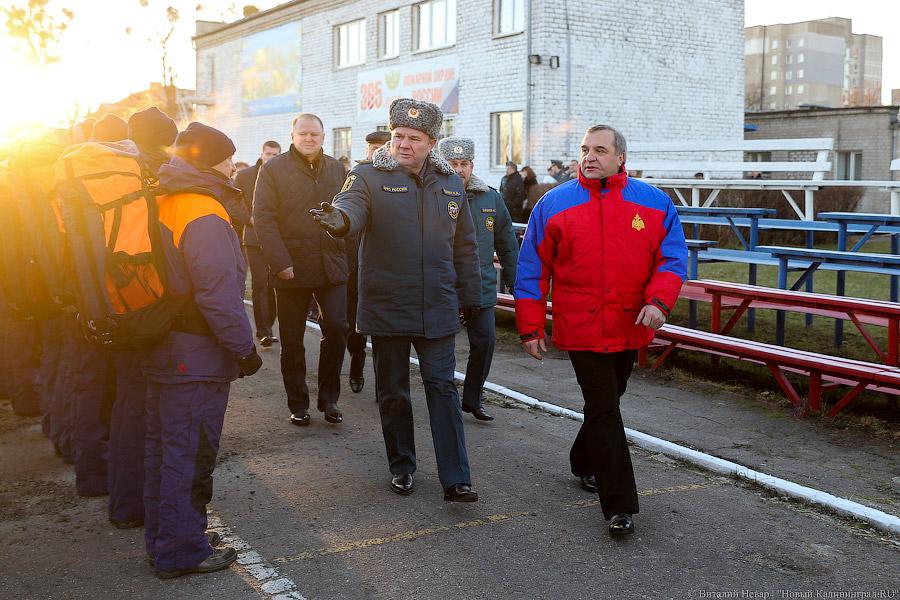 «Рожденные спасать»: глава МЧС России навестил Калининград