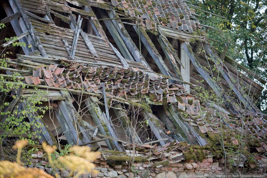 «Когда-то был пожар»: кирха XVIII века в поселке Яблоновка под Озерском