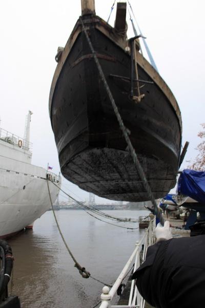 Куренас Музея Мирового океана отправили на зимнюю стоянку (+фото)