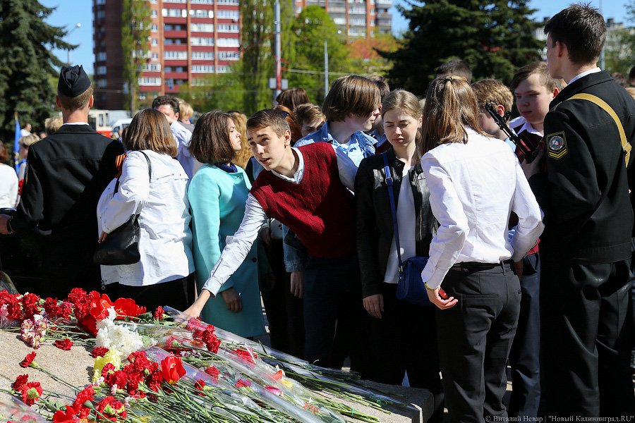 «А этот маленький»: в Калининграде прошел парад кадетов (фото)