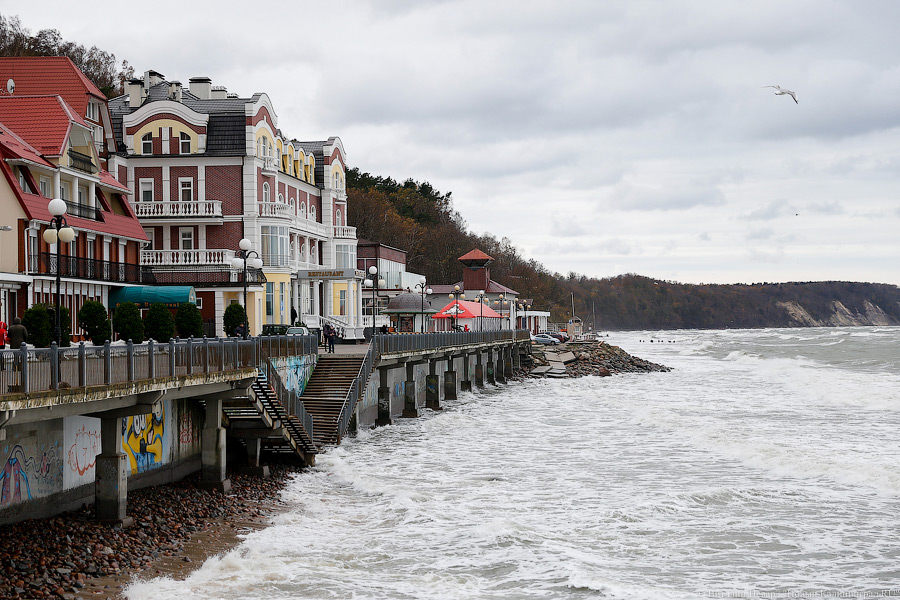 Всё смыло: Светлогорск, Янтарный и Филино после шторма