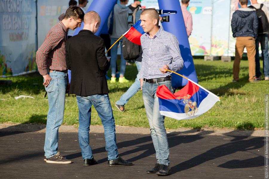 На трибунах становится тише: фестиваль болельщиков в Калининграде
