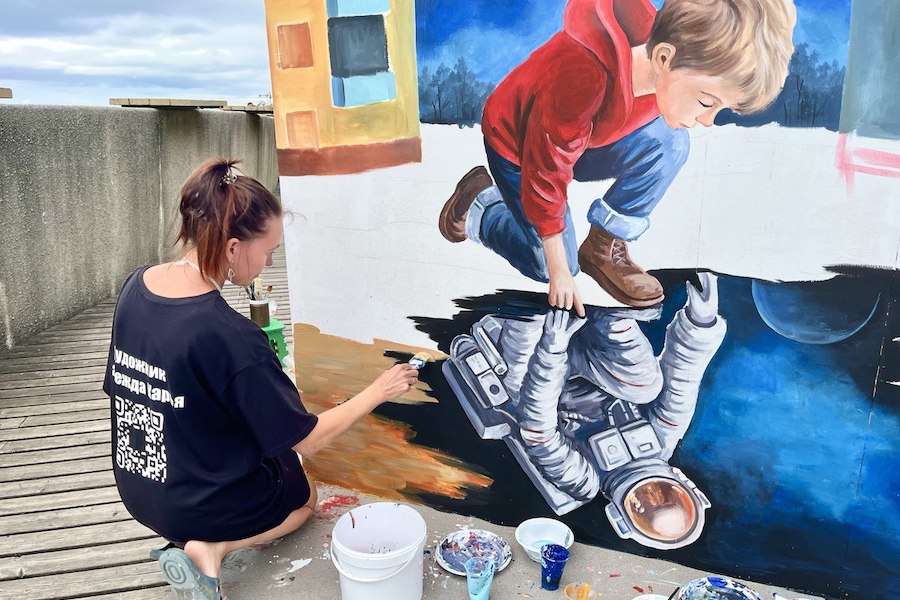 Художница Надежда Карьи. Фото: Евгения Лазарева