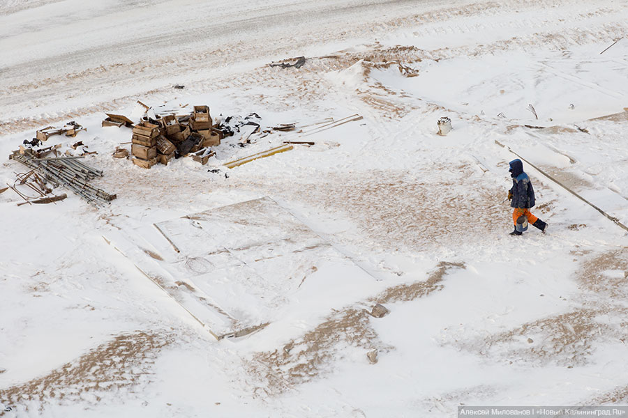 «Яркие, чёткие контуры»: каким увидел строящийся стадион в Калининграде Цуканов