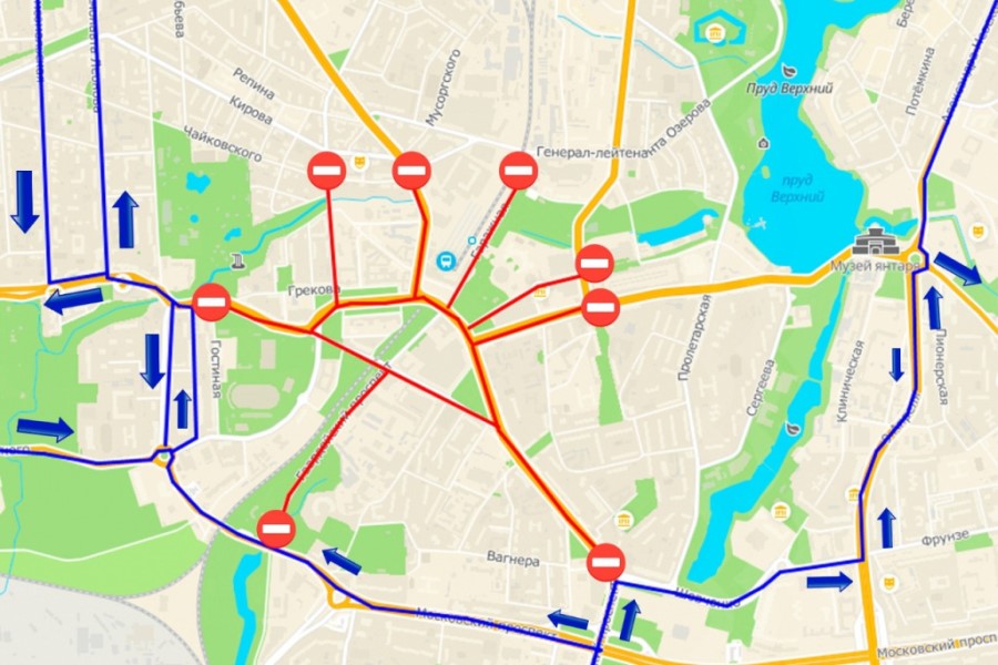 Из-за парада 9 Мая и его репетиций меняются маршруты областных автобусов (схема)