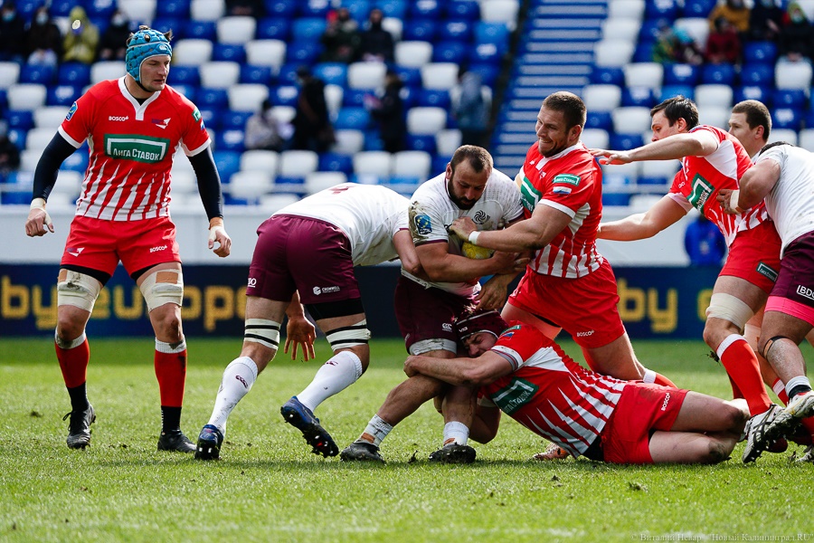 Сборная России проиграла Грузии в матче ЧЕ по регби в Калининграде