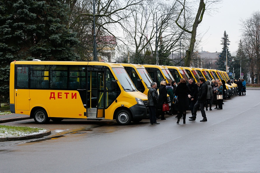 Жёлтые газели: муниципалитетам вручили ключи от новых школьных автобусов