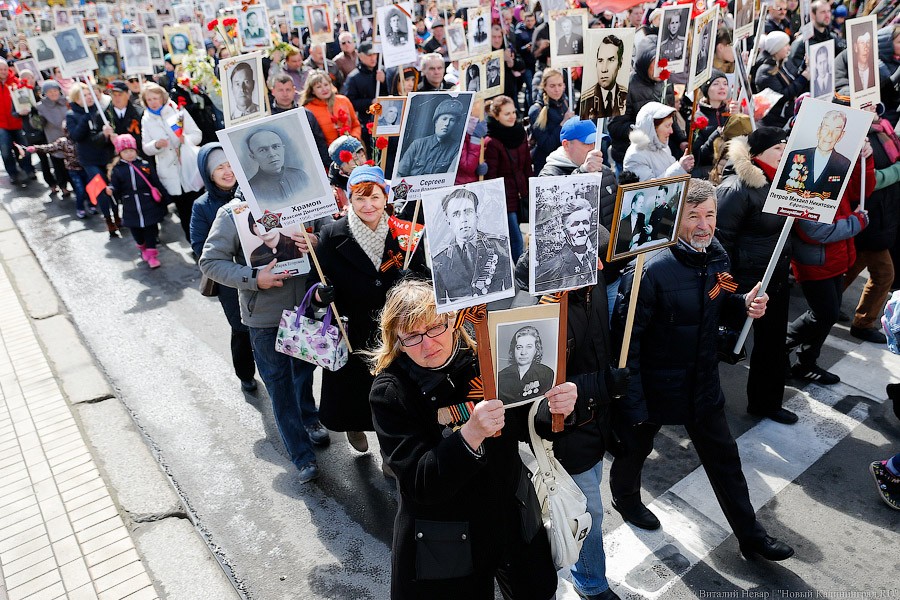 Вечная память: шествие «Бессмертного полка» в Калининграде