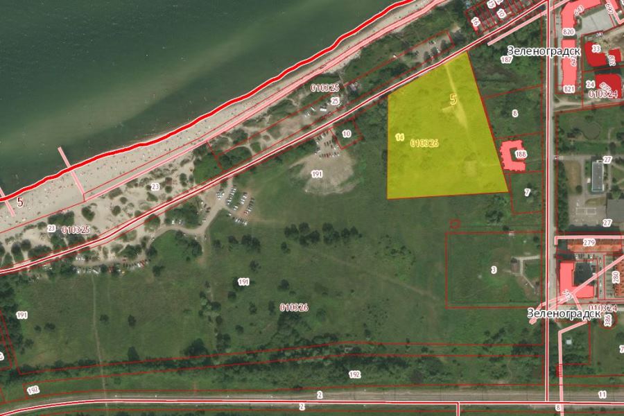 Скриншот Публичной кадастровой карты