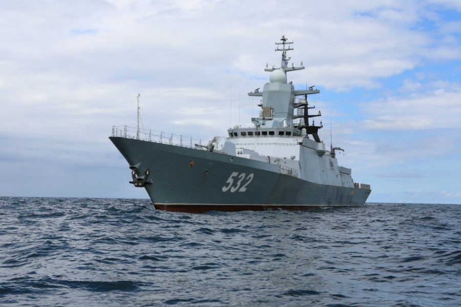 Корвет «Бойкий» признан лучшим кораблем на Балтийском флоте