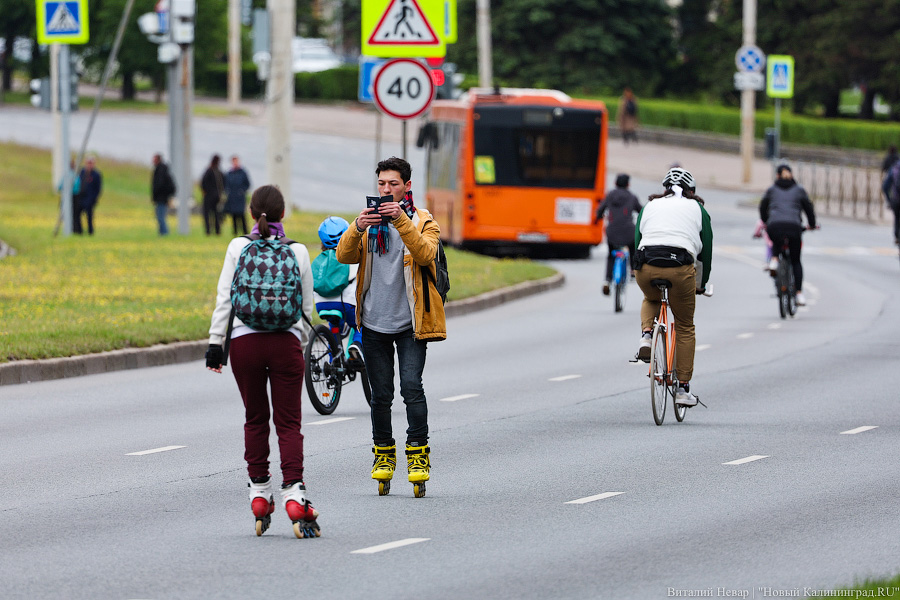 Лыжи, велики, унициклы: как прошёл велопарад в Калининграде (фото)