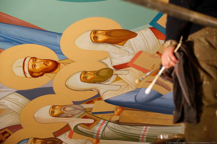 «Есть ощущение стресса и аврала»: иконописец о росписи Кафедрального собора