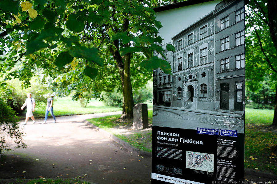 Прогулки по Кнайпхофу: о чём рассказывают новые стенды на острове Канта