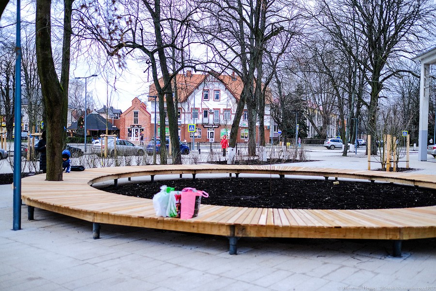 Плитка на плитке: как выглядит центр Зеленоградска во время реконструкции (фото)