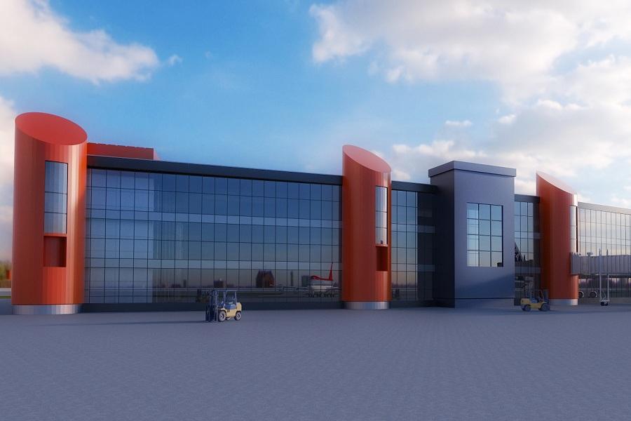 Здание аэропорта «Храброво» лишилось купола