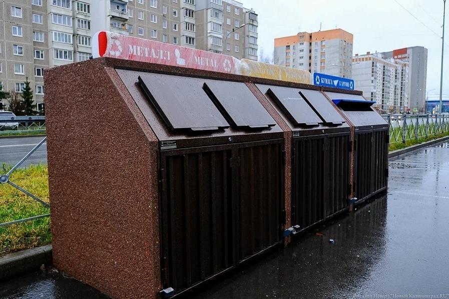 В Калининграде объявили новый конкурс на раздельный сбор отходов