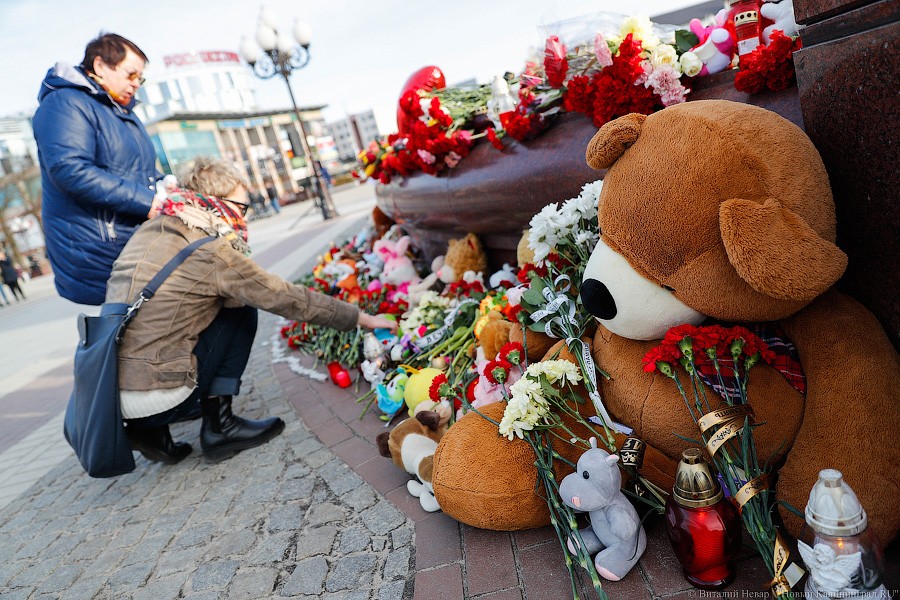 Опустить голову, зажечь свечу: в Калининграде почтили память погибших в Кемерово