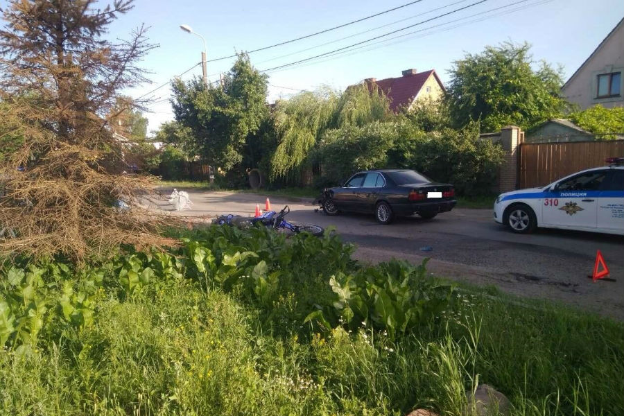 В Калининграде в ДТП пострадали два мотоциклиста