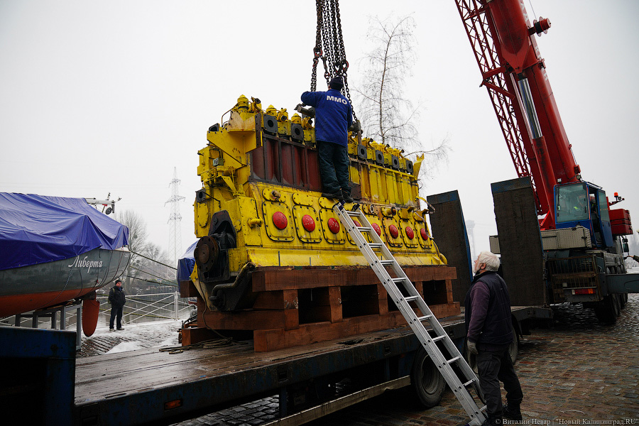25 экваторов: двигатель «Крузенштерна» стал экспонатом Музея Мирового океана (фото)