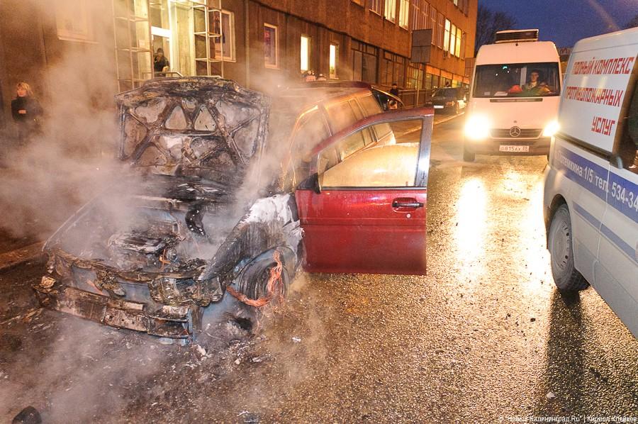 "Пожар на дороге": фоторепортаж "Нового Калининграда.Ru"