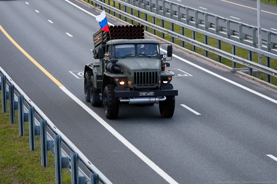 Люпины и «Гиацинты»: передислокация военной техники для парада в Калининграде (фото)