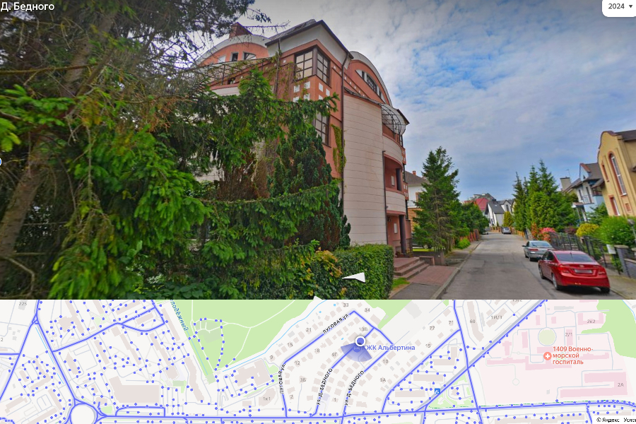 Под гостиницей «Альбертина» и рядом планируют провести межевание