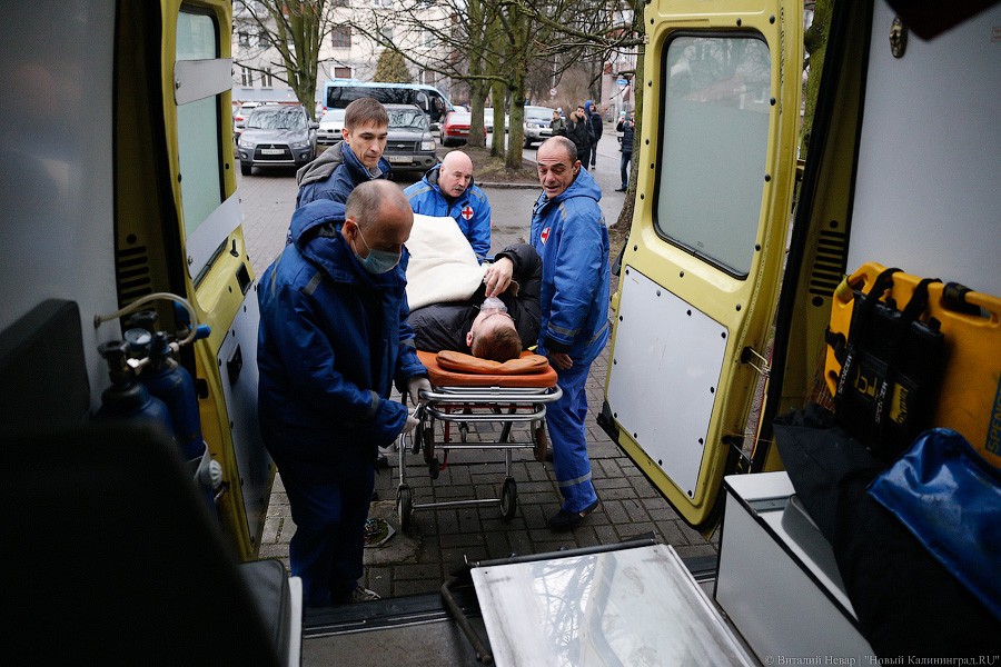 Под Багратионовском во время пожара в жилом доме пострадал человек