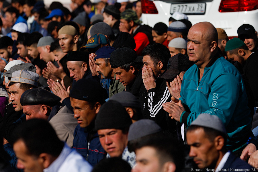 Сотни мусульман совершили под Калининградом молитву в честь Ураза-Байрам (фото)
