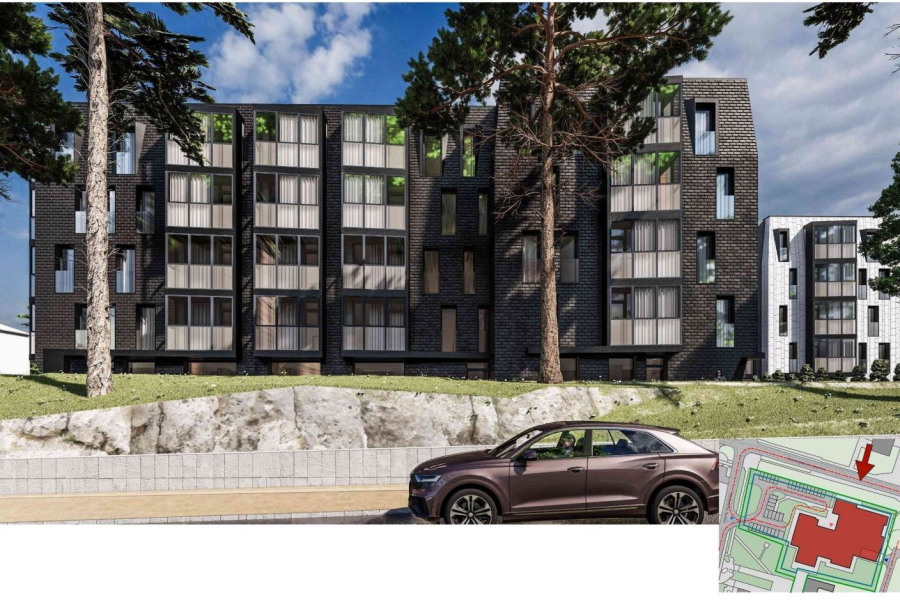 В Светлогорске напротив администрации планируют построить пятиэтажную гостиницу (фото)