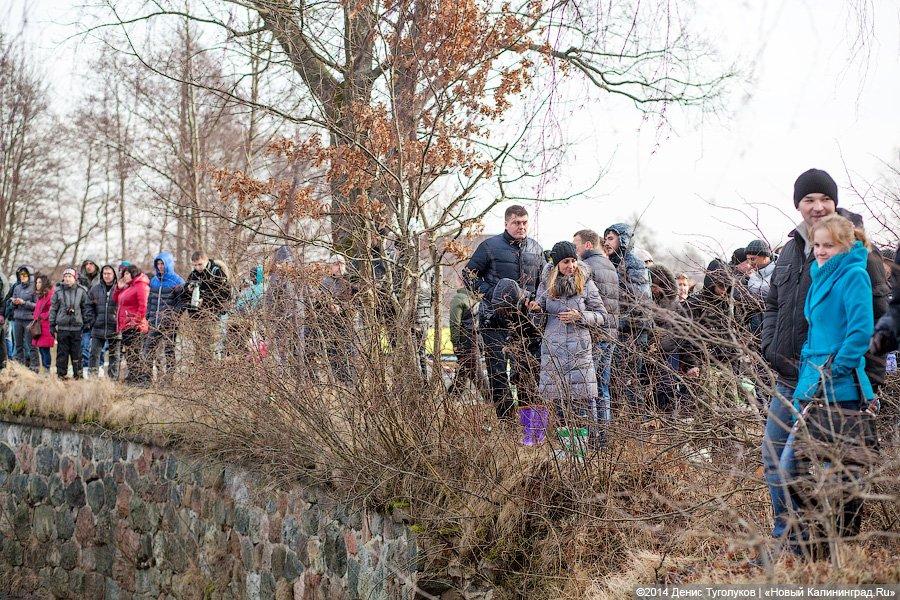 День грязного пингвина: в Калининграде прошел зимний мотокросс