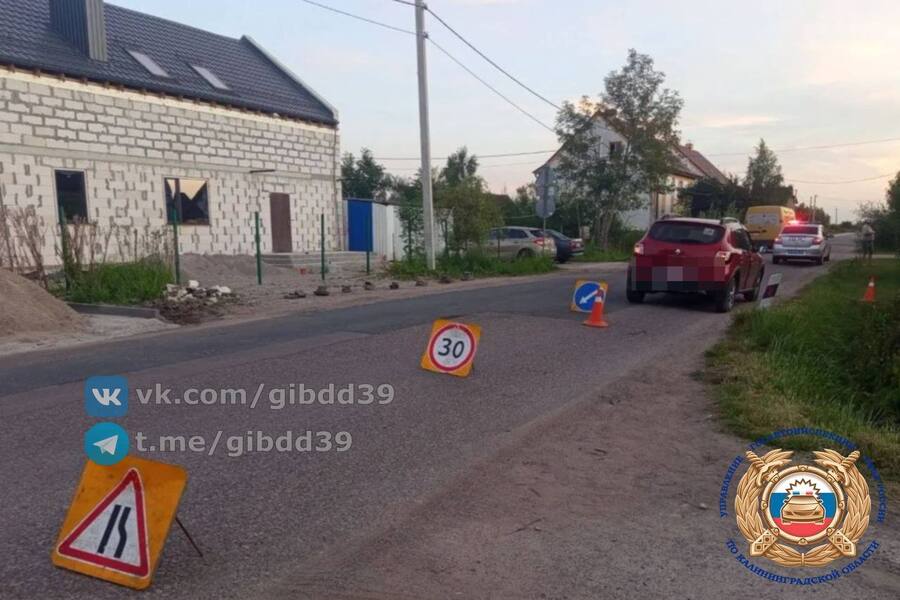 В ДТП в Гурьевском районе пострадала несовершеннолетняя