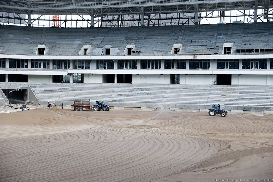 Изгоняющие воду: что увидел вице-премьер Мутко на стадионе к ЧМ-2018