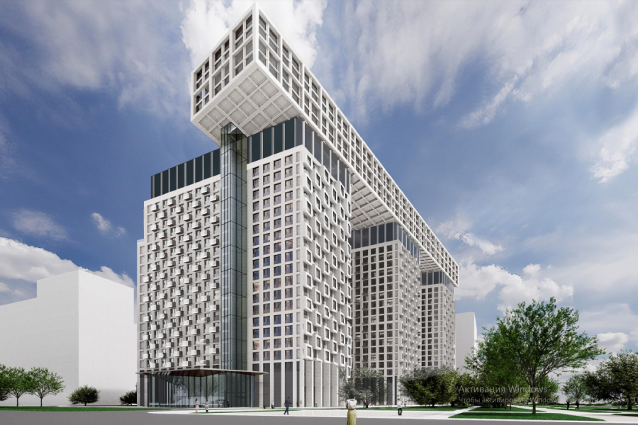 На Острове разрешили вырубку для строительства «горизонтальной» 26-этажки