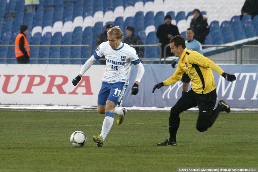 «Отмороженные части»: первый весенний матч «Балтики»