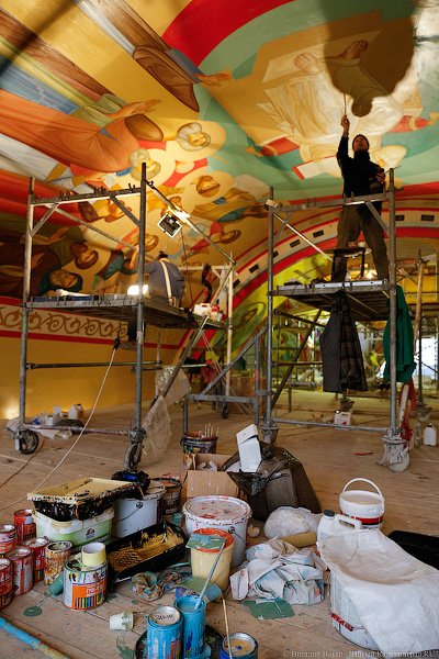 «Есть ощущение стресса и аврала»: иконописец о росписи Кафедрального собора