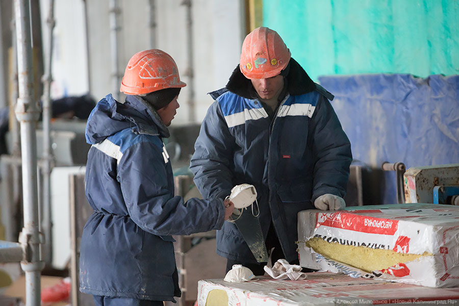 «Яркие, чёткие контуры»: каким увидел строящийся стадион в Калининграде Цуканов