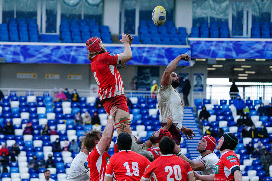 На стадионе «Калининград» снова сыграли в регби. Вот как Россия проиграла Грузии
