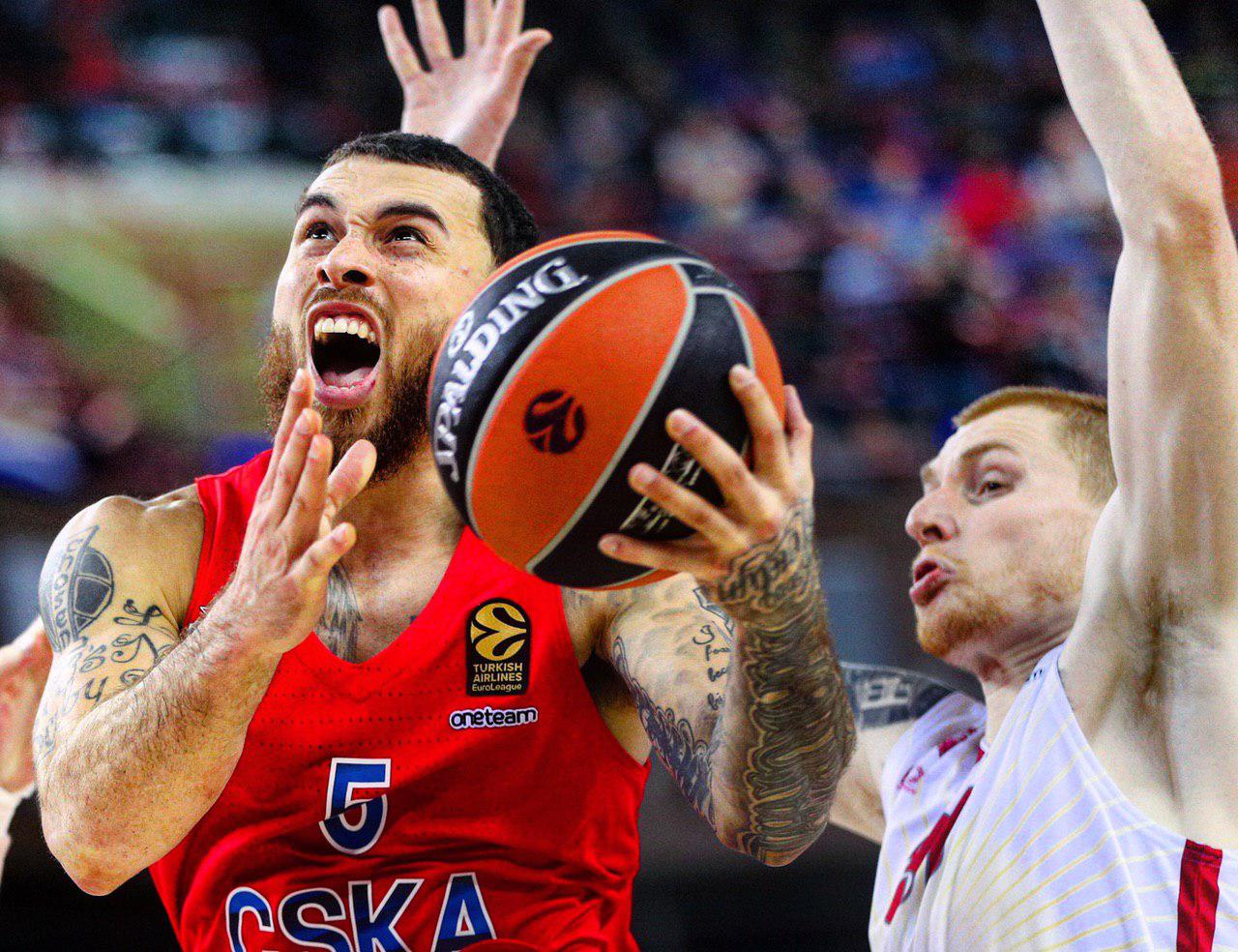 Баскетбольный ЦСКА одержал победу в первом калининградском матче Евролиги