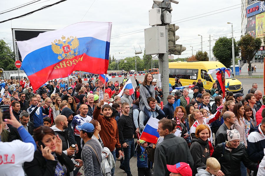 Усы победы: как Калининград болел и радовался за сборную России (фото)