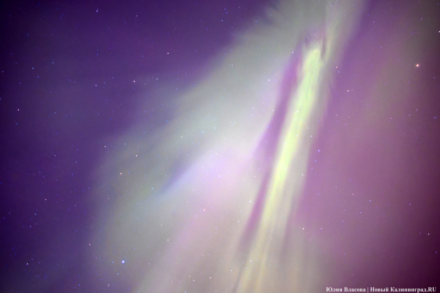 Дар Солнца: северное сияние над Калининградской областью (фото)