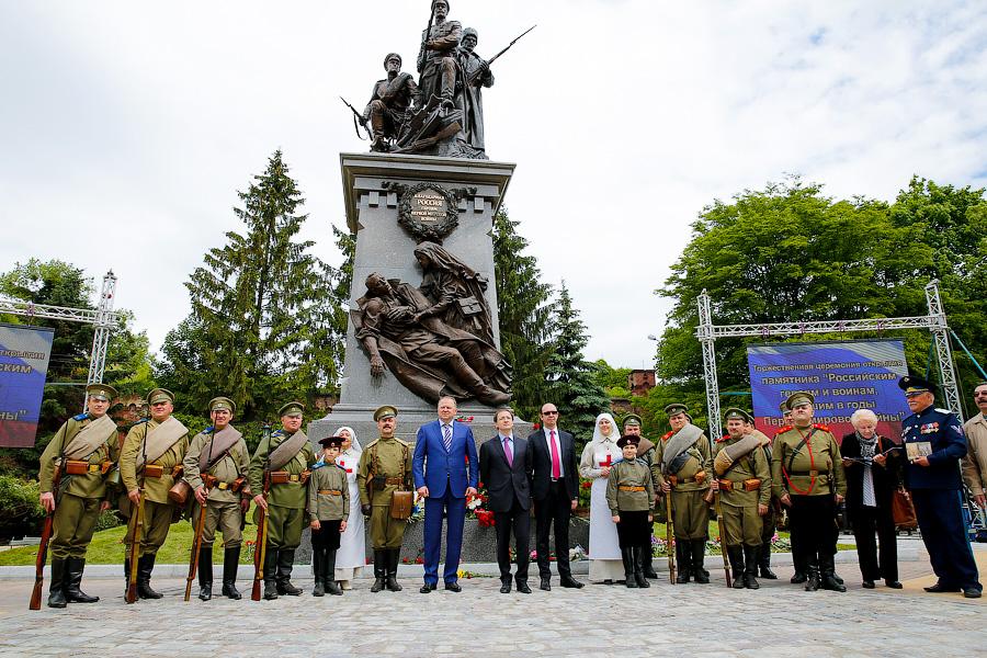 Первый в России: на Гвардейском проспекте открыли памятник героям Первой мировой