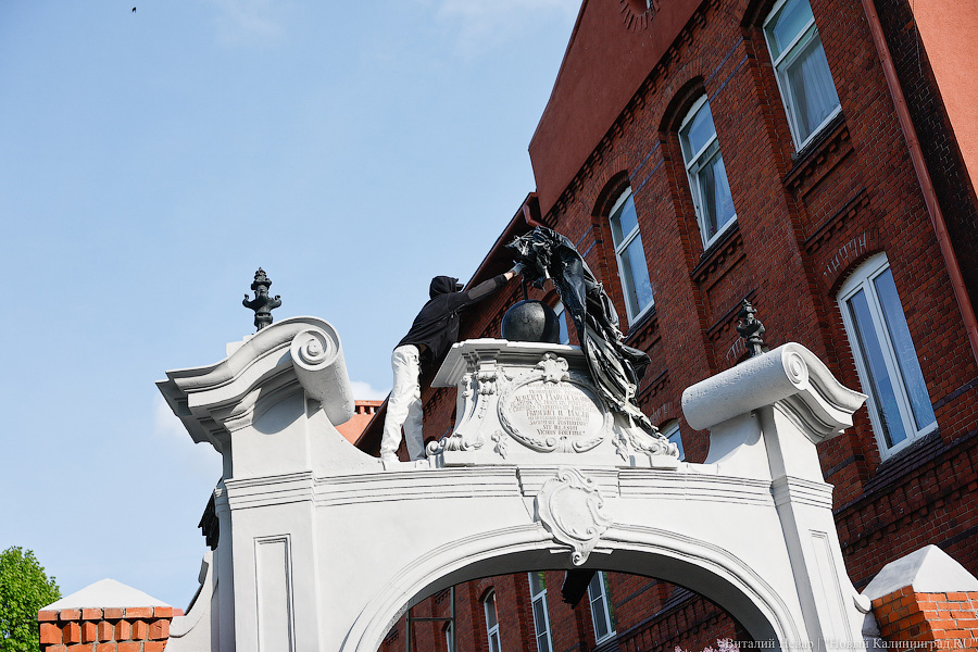 Третья жизнь: в Калининграде отреставрировали арку Лёбенихтского госпиталя (фото)